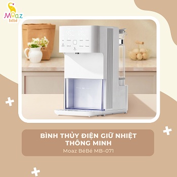 Bình thủy điện giữ nhiệt thông minh Moaz BéBé MB – 071