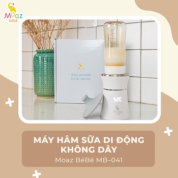 Máy hâm sữa di động không dây Moaz BéBé MB – 041