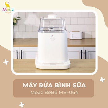Máy rửa bình sữa Moaz BéBé MB – 064