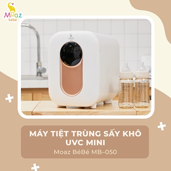Máy tiệt trùng sấy khô UVC Mini Moaz BéBé MB – 050