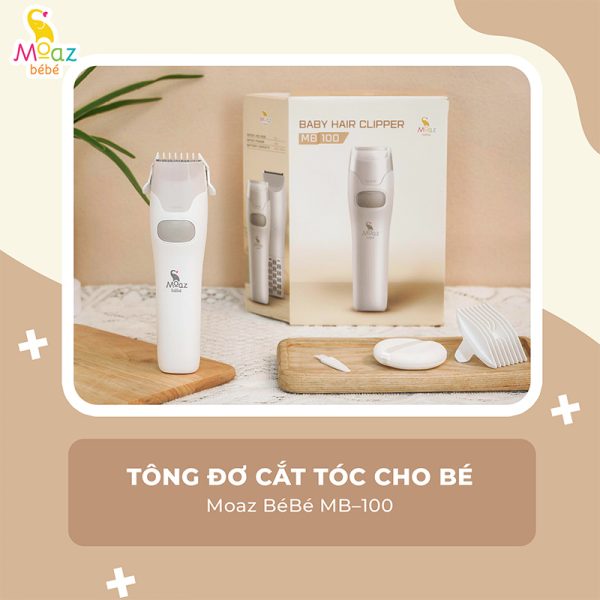 Tông đơ điện cắt tóc cho bé Moaz BéBé MB – 100